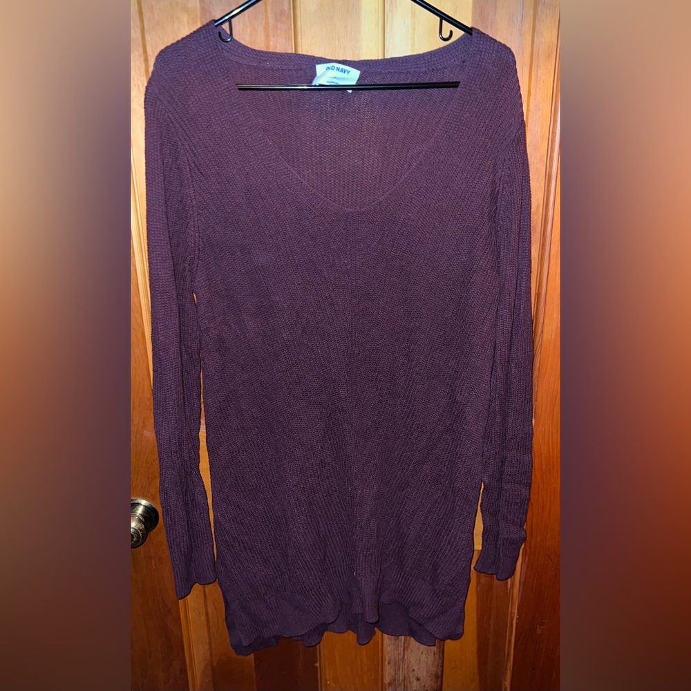XL Old Navy maroon sweater